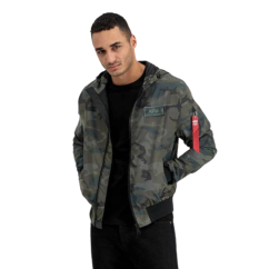 Alpha Industries MA-1 LW Hooded Refl. Camo męska kurtka