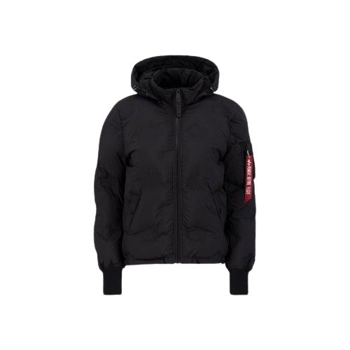 Alpha Industries Damska kurtka zimowa Hooded Logo Puffer Wmn