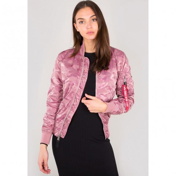 Alpha Industries MA-1 VF LW Shiny Camo Wmn Dámská přechodná bunda