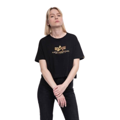 Alpha Industries Tričko Basic T COS Hol. Print Wmn