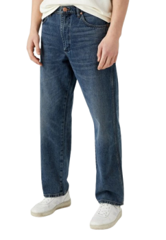 Wrangler Pánske Rifle Ace Straight MOODY WARM INDIGO