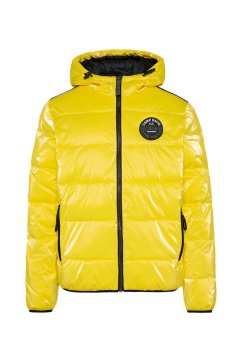 CAMP DAVID Pánska Bunda zimná s Kapucňou YELLOW SUN