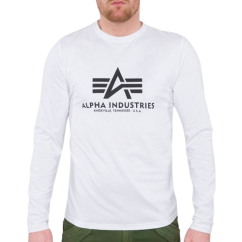 Alpha Industries Pánské Triko s dlouhým rukávem Basic T - LS-B