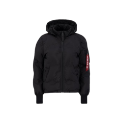 Alpha Industries Damska kurtka zimowa Hooded Logo Puffer Wmn