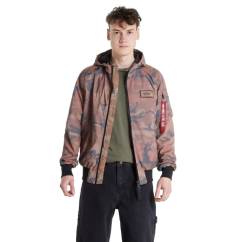 Alpha Industries MA-1 LW Hooded Refl. Camo Pánská bunda