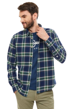 Pepe Jeans Pánská Košile Dlouhý rukáv MAXWELL