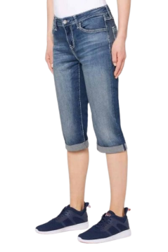 Soccx Krótkie spodnie -Capri Jeans RO:MY