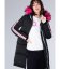 Soccx Dámská Zimní bunda s kapucí Black/neon magenta