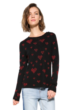 Desigual Sweter damski  Negro Africa
