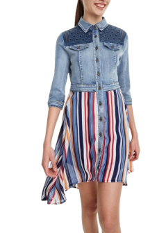 Desigual Dámske šaty RUFFLE