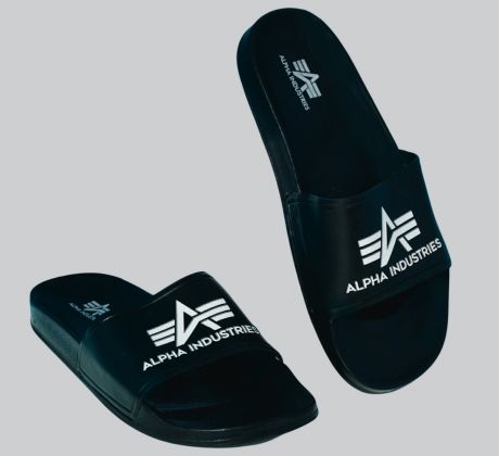 Alpha Industries klapki ALPHA SLIDER black