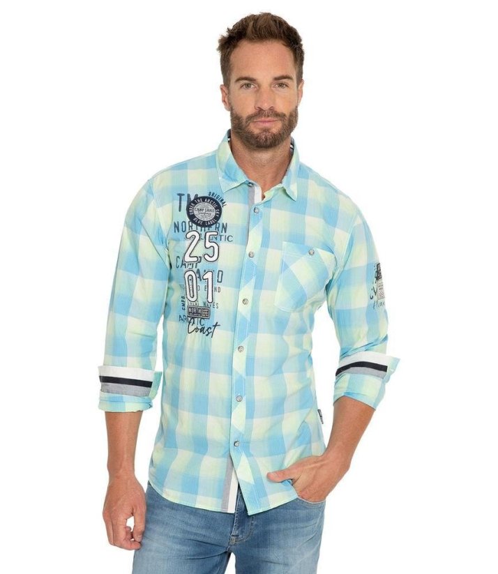 CAMP DAVID Pánska Košeľa dlhý rukáv