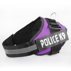 Eli´s fantasy uprząż dla psa  P14 - napis "POLICE K9"