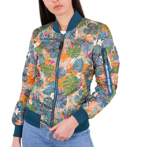 Alpha Industries MA-1 VF Flowerprint Wmn Damska kurtka przejściowa