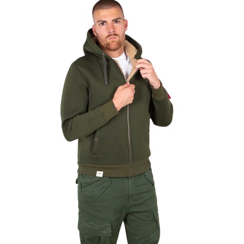Alpha Industries Pánska Mikina Scuba Zip Hoody CW