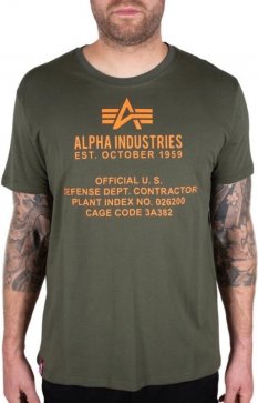 Alpha Industries ALPHA FUNDAMENTAL T tričko pánske-S