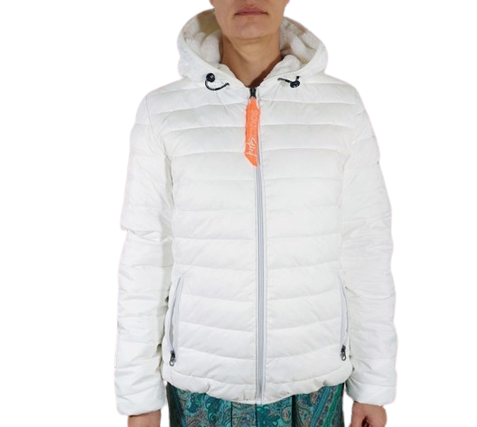 Soccx Dámska Zimná bunda s kapucňou   SF 20 White