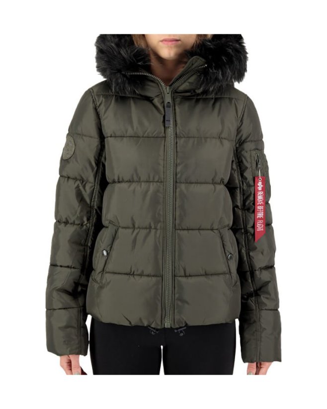 Alpha Industries Zimní bunda Hooded Puffer Alpha Wmn