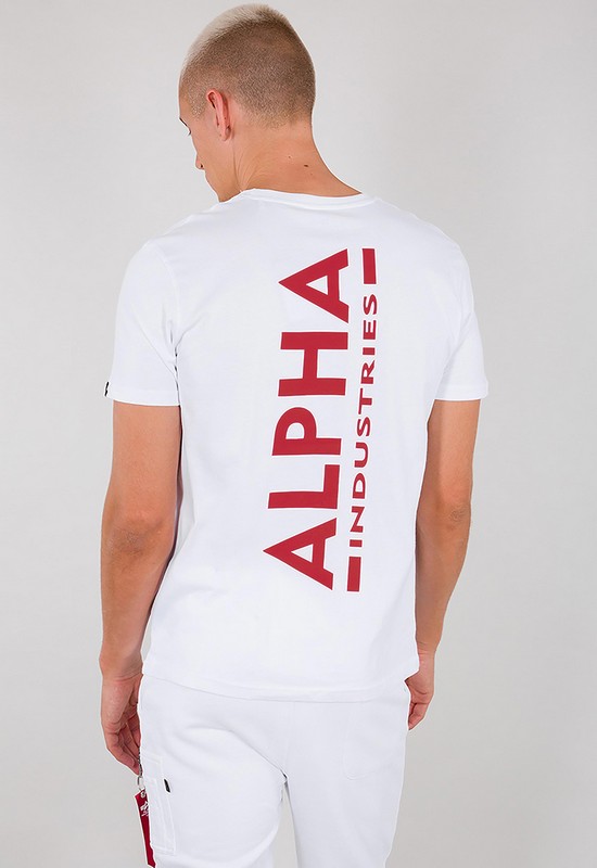 Alpha Industries Pánske Tričko s krátkym rukávom Backprint T-B