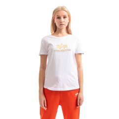 Alpha Industries Damska koszulka z krótkim rękawem New Basic T Wmn Foil Print FP