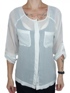 TOM TAILOR Bluzka damska  Blouse CHIFFON
