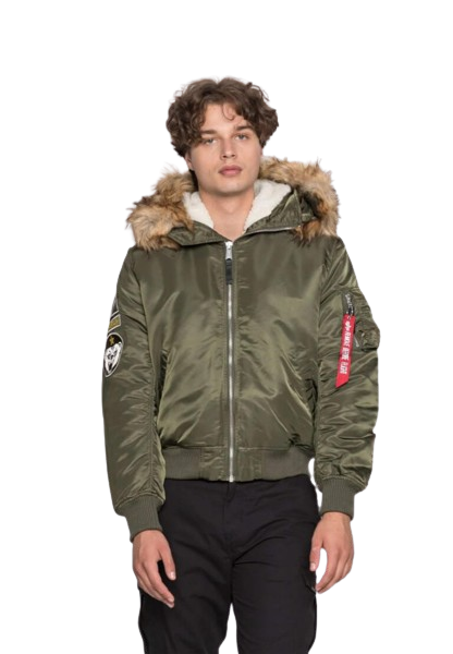 ALPHA INDUSTRIES BUNDA MA-1 Hooded Arctic