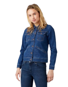 Wrangler Damska kurtka dżinsowa COBALT