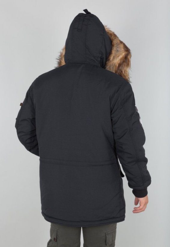 Alpha Industries Pánska Zimná bunda Arctic Discoverer-Black