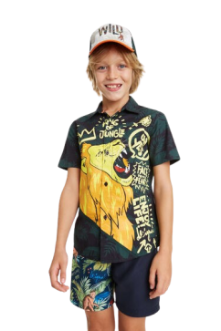 Desigual Koszula dziecięca Lion Yuca