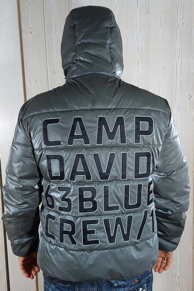 CAMP DAVID Pánska Bunda zimná s Kapucňou HW 22 Anthra