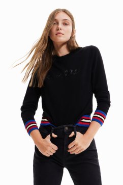 Desigual Sweter damski  MARA čierny