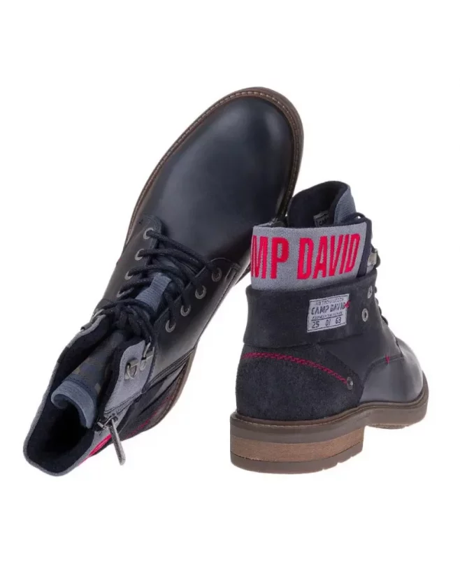 CAMP DAVID Pánské boty kožené