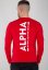 Alpha Industries Pánské Triko s dlouhým rukávem Back Print Heavy LS