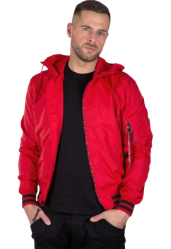 Alpha Industries Prechodná bunda MA-1 LW Hooded PZ