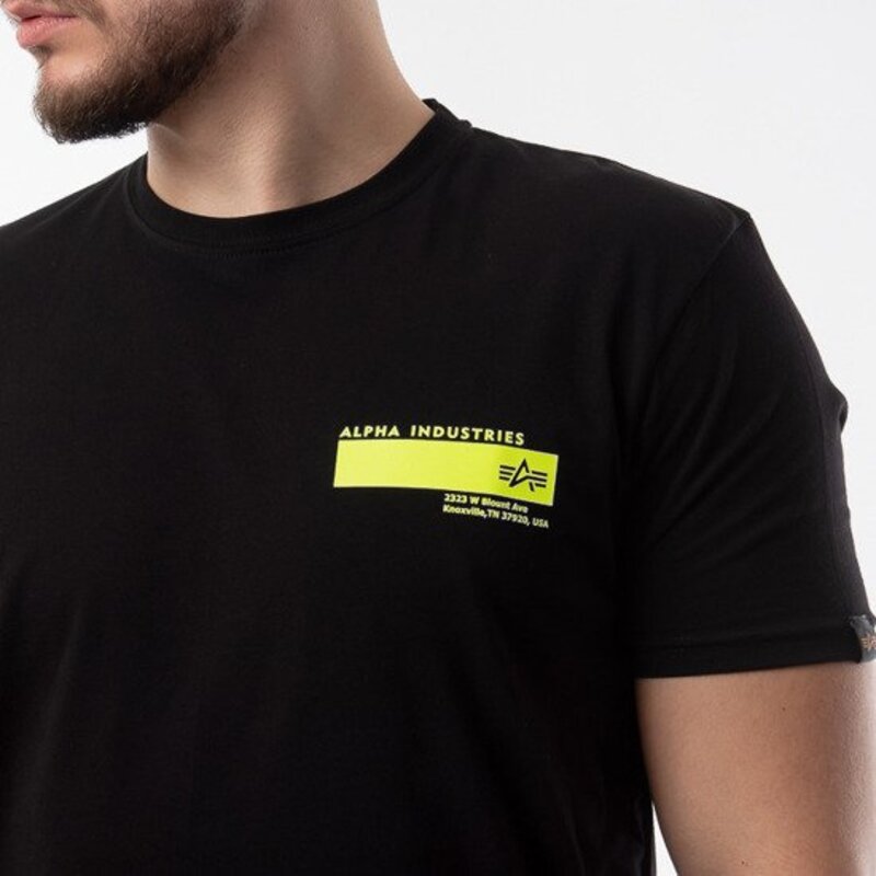 Alpha Industries Męski T-shirt z krótkim rękawem Blount Ave T