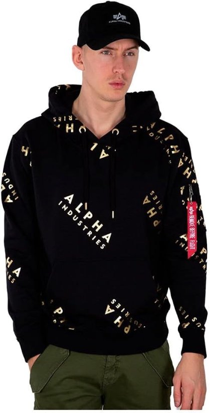 Alpha Industries Pánska Mikina Hooded Sweatshirt