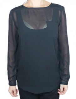 TOM TAILOR Bluzka damska  BLUSE CREW-NECK