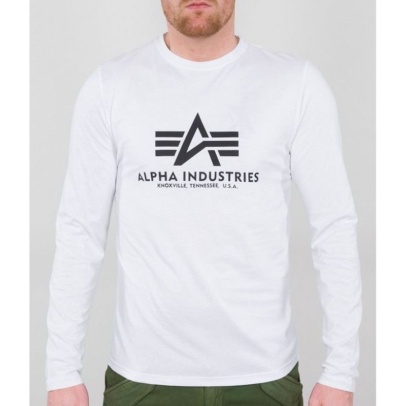 Alpha Industries Pánske Tričko s dlhým rukávom Basic T - LS-B
