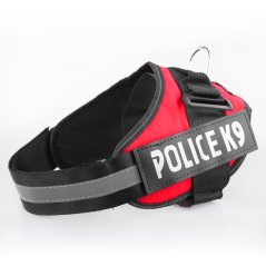 Eli´s fantasy postroj P16 - nápis "POLICE K9"