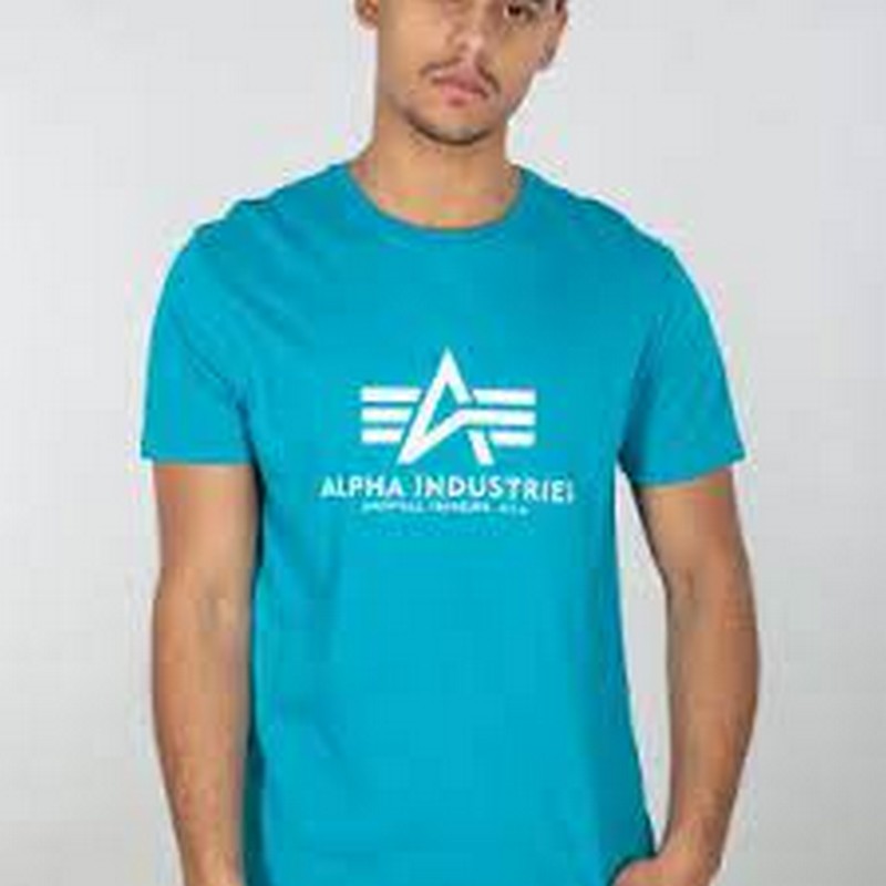 Alpha Industries Pánske Tričko s krátkym rukávom Basic T-Shirt-M