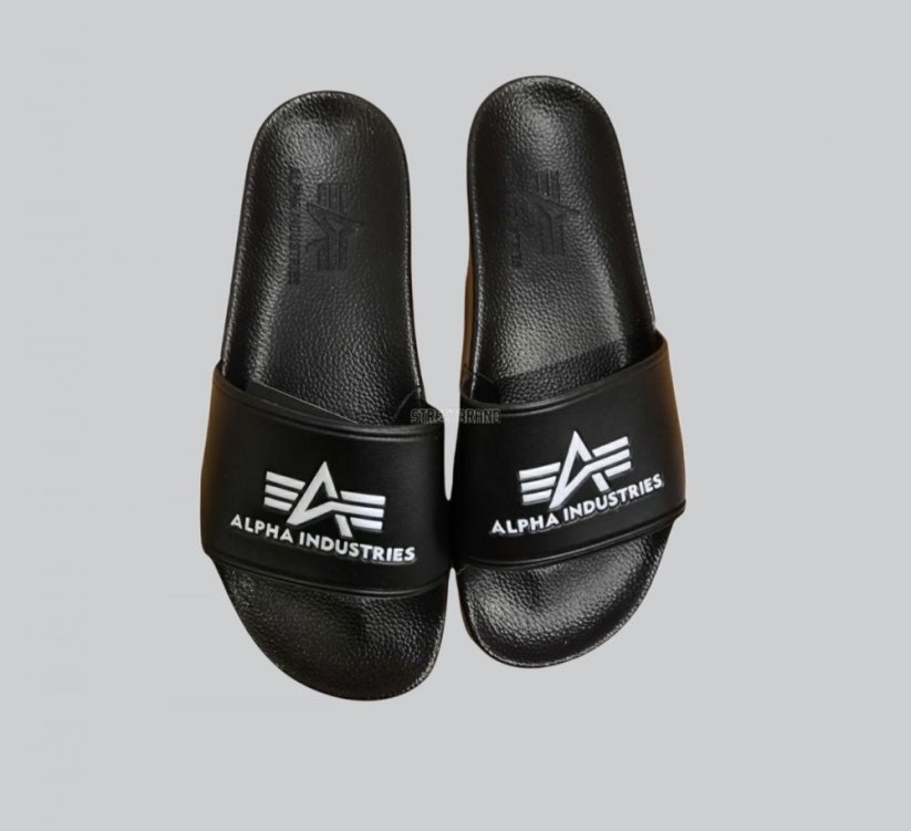 Alpha Industries klapki ALPHA SLIDER black
