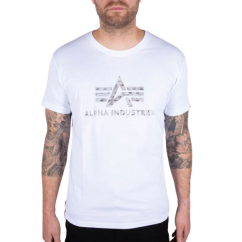 Alpha Industries T-shirt z krótkim rękawem 3D Camo Logo T