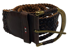 Napapijri  SKÓRZANY PASEK UNISEX PUGET EBONY