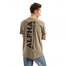 Alpha Industries Pánske Tričko s krátkym rukávom Backprint T-M