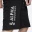 Alpha Industries šortky pánske BASIC SHORT AI Black