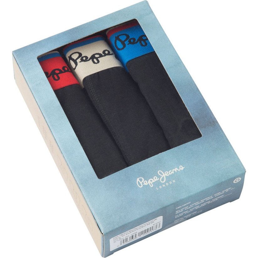 Pepe Jeans pánské boxerky TRUNK 3 ks/ balení