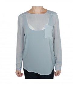 TOM TAILOR Bluzka damska  BLUSE CREW-NECK