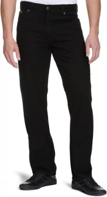 Wrangler Pánske Rifle TEXAS REACTIVE BLACK