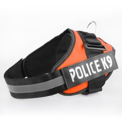 Eli´s fantasy postroj P15 - nápis "POLICE K9"