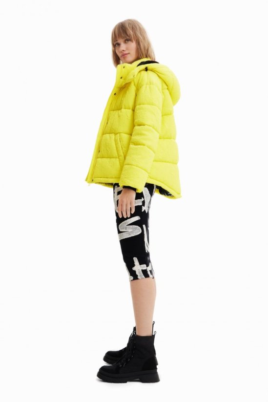 Desigual Dámska ZIMNÁ BUNDA Textured padded jacket